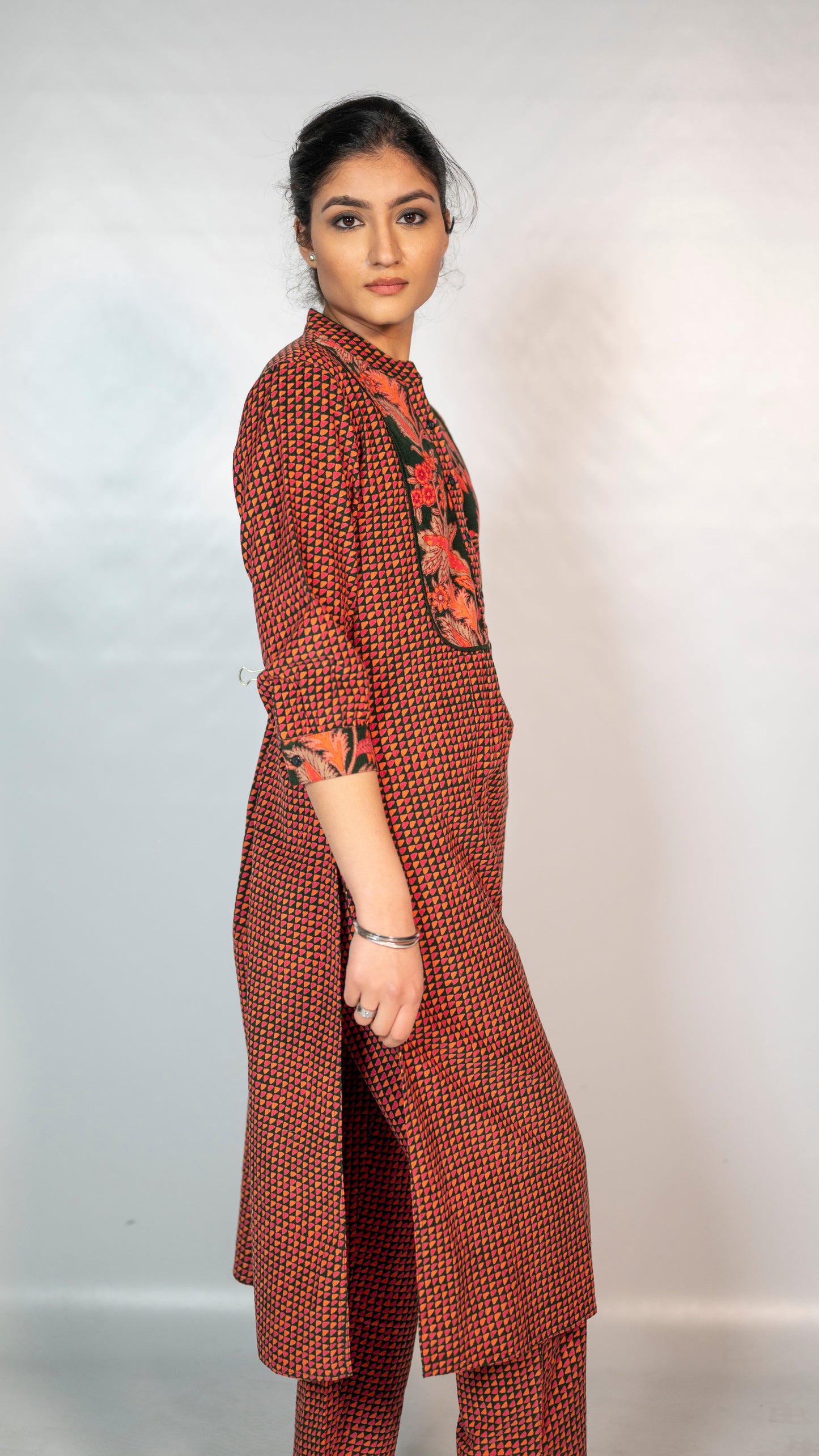Cotton Rust Corduroy Co-Ord Set