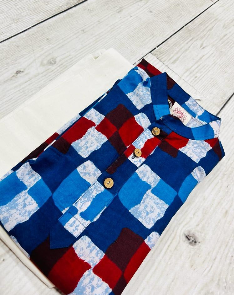 Cotton Older Boy's Kurta /Pants