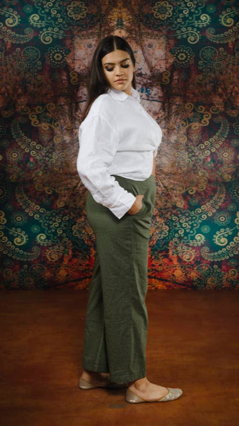 Cotton Kantha Pants