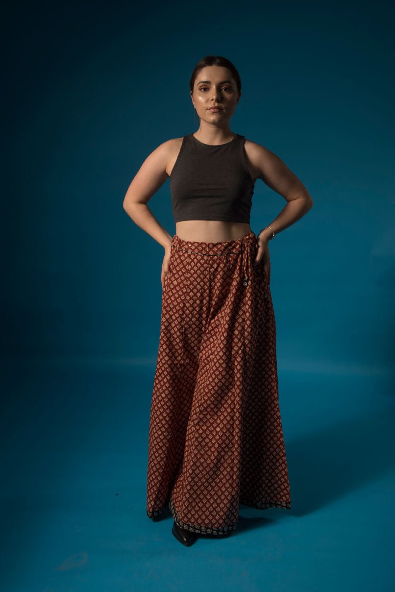 Ladies Cotton Printed Culottes