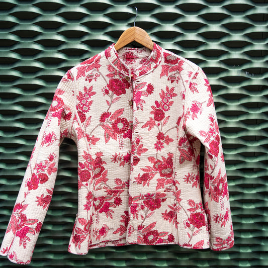 Cotton Reversible Cream/ Red Jacket